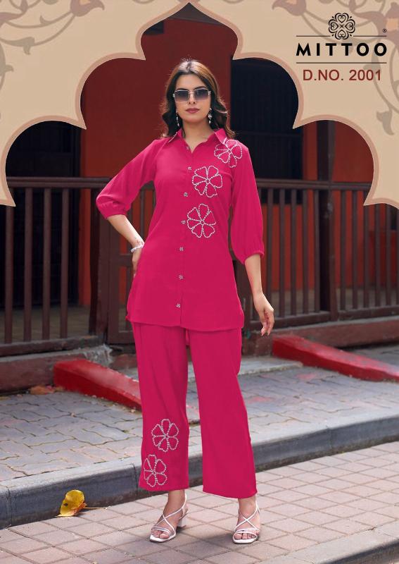 Mittoo cat walk coord set womens branded clothing wholesale